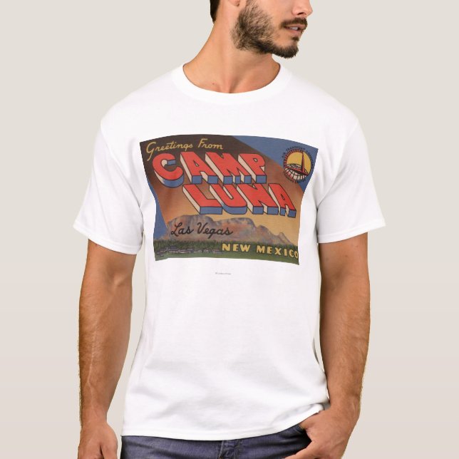 T-shirts Las Vegas, New mexico - acampamento Luna (Frente)