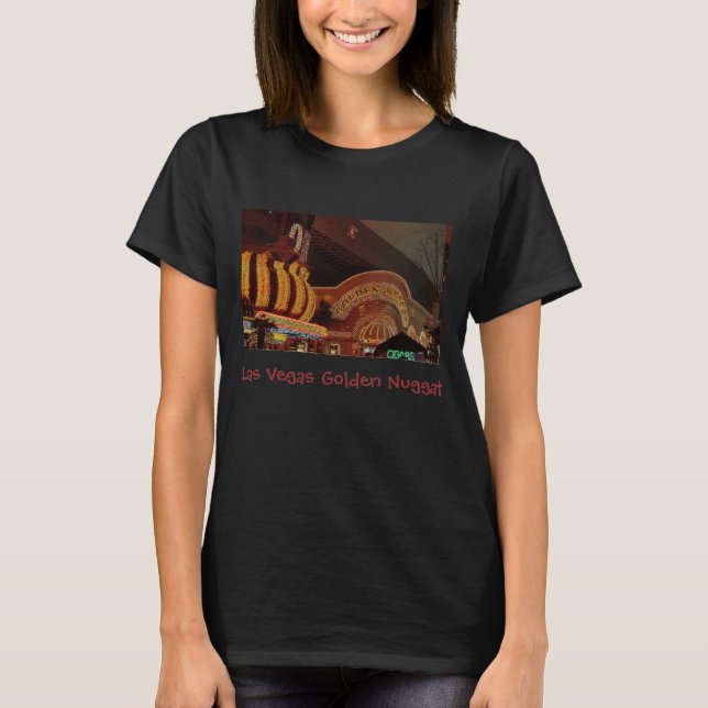 T-shirts Las Vegas Ouro Nugget (Frente)