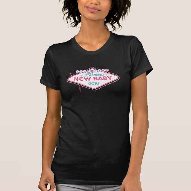 T-shirts Las Vegas que espera o ano feito sob encomenda (Frente)