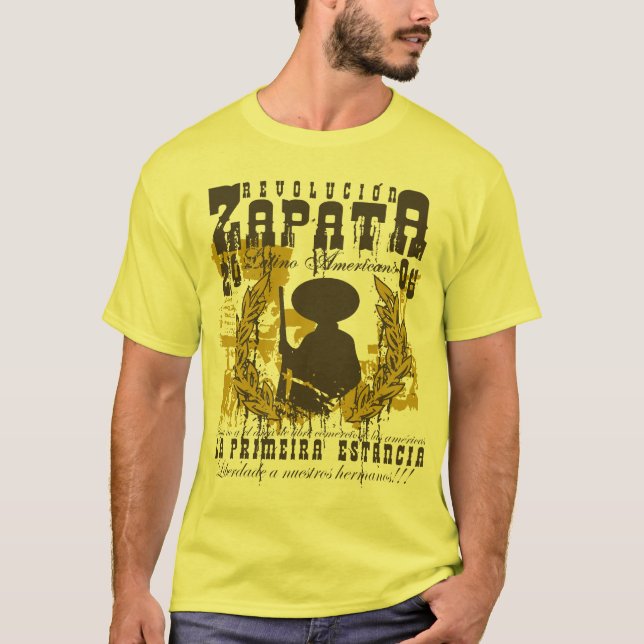 T-shirts Latino América de Revolucion Zapata (Frente)