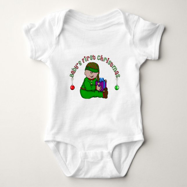 T-shirts Latino Elf Baby 1rua Natal (Frente)