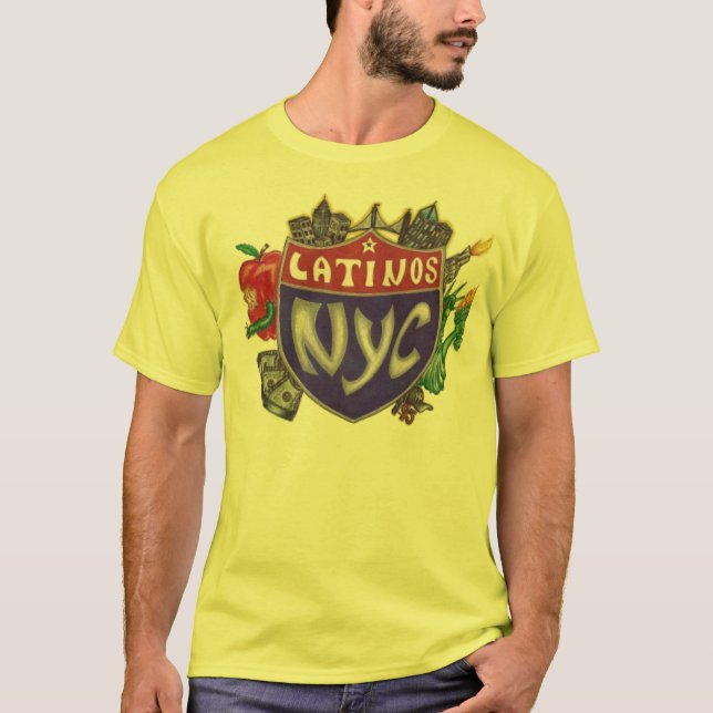 T-shirts Latinos NYC (Frente)