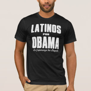 T-shirts Latinos Por Obama 2