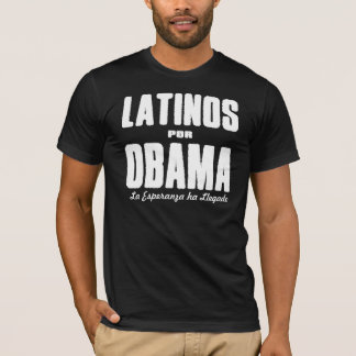 T-shirts Latinos Por Obama 2