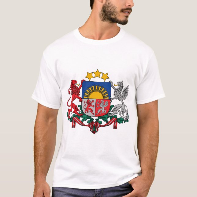 T-shirts Latvia, Latvia (Frente)