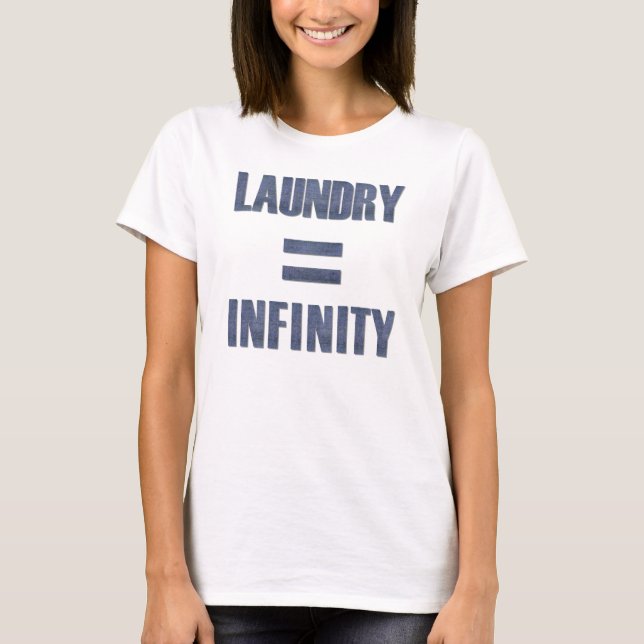 T-shirts Lavagem = Infinidade (Frente)