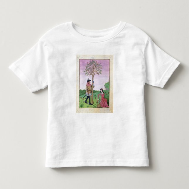 T-shirts Lavanda, Hellebore, & parente do pepino (Frente)