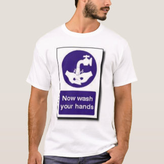 T-shirts Lave agora suas mãos