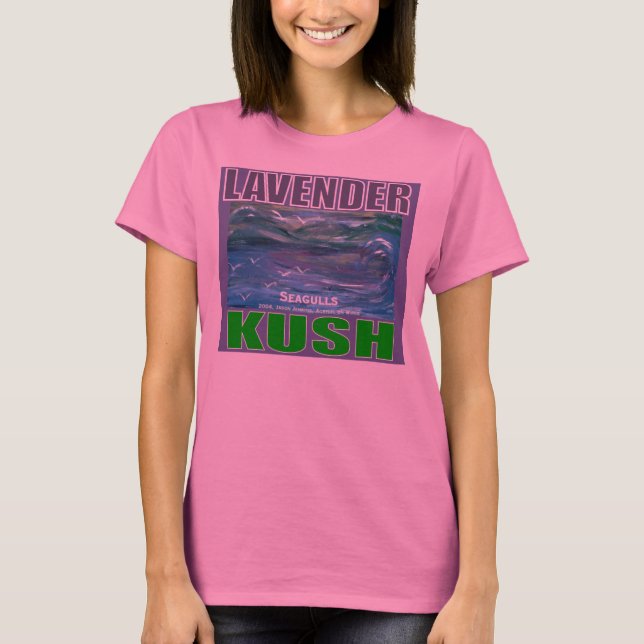 T-SHIRTS LAVENDER KUSH (Frente)