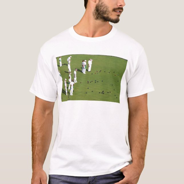 T-shirts Lawn Bowls Inglaterra (Frente)