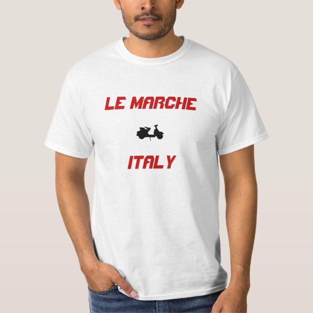 T-shirts Le patinete de Marche, Italia (Frente)