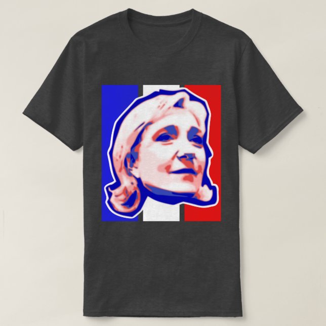 T-shirts Le Pen (Frente do Design)