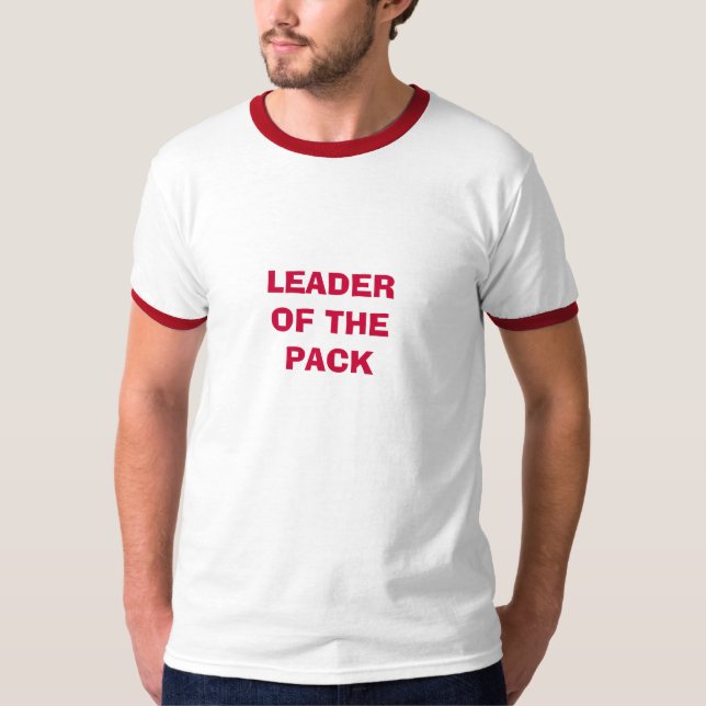 T-SHIRTS LEADEROF THEPACK (Frente)