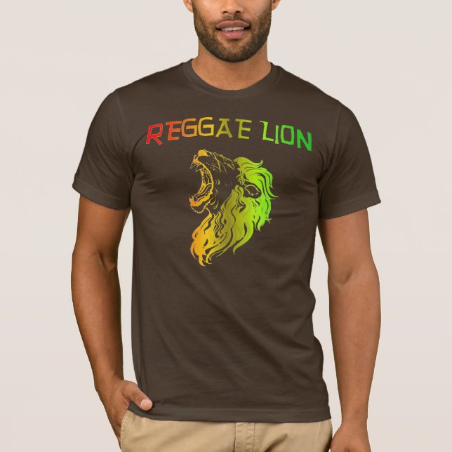 T-shirts Leão da reggae (Frente)