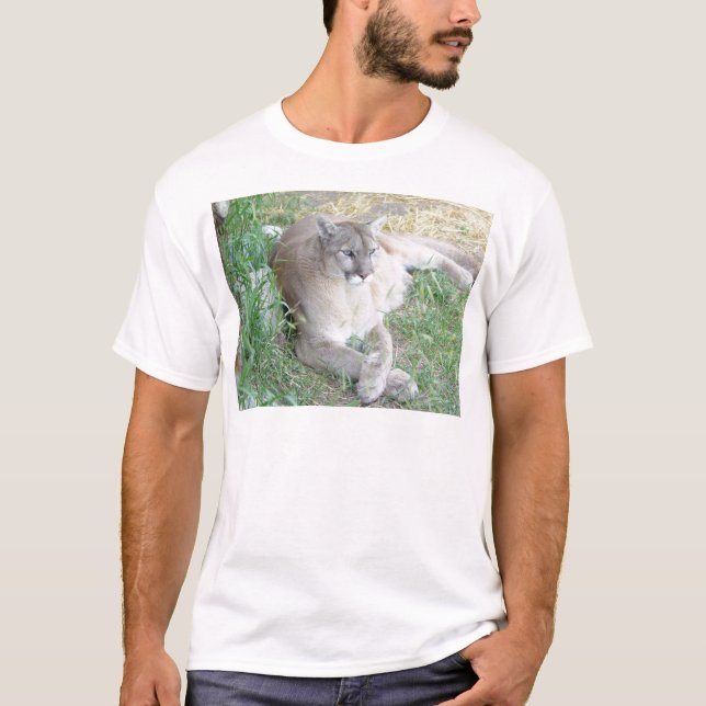 T-shirts Leão de montanha de Montana (Frente)