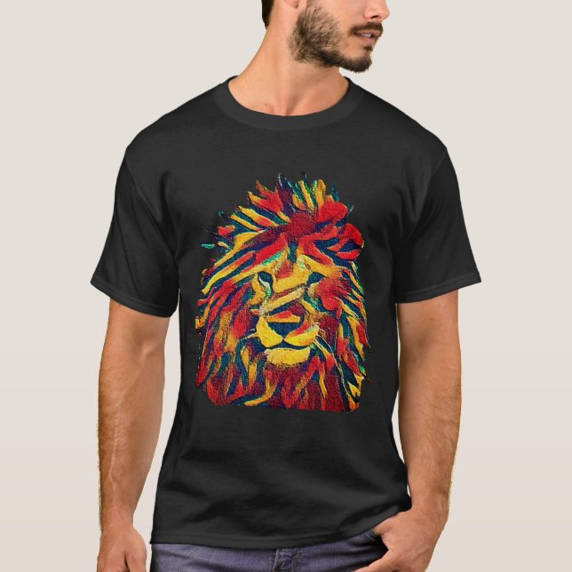T-shirts Leão de Rasta (Frente)