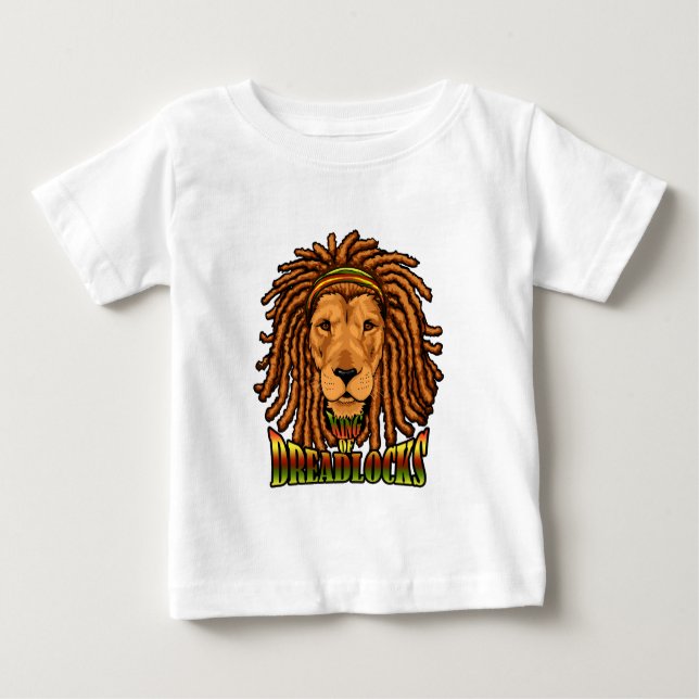 T-shirts Leão de Rastafarian de Judah (Frente)