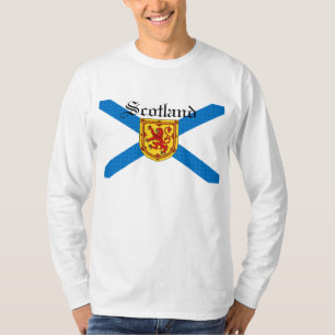 T-shirts Leão desenfreado de Scotland da bandeira escocesa