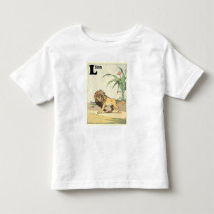 T-shirts Leão no alfabeto do savana do deserto