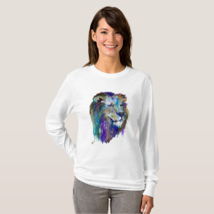 T-shirts Leão pintado