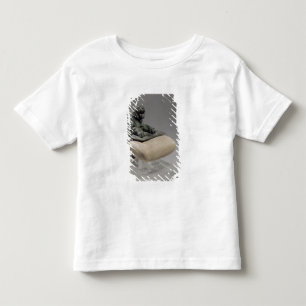 T-shirts Leão que guardara uma tabuleta da fundação de
