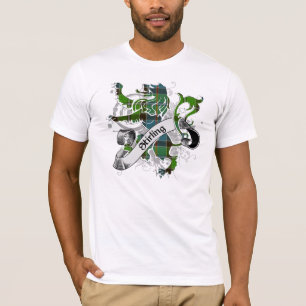 T-shirts Leão Stirling Tartan