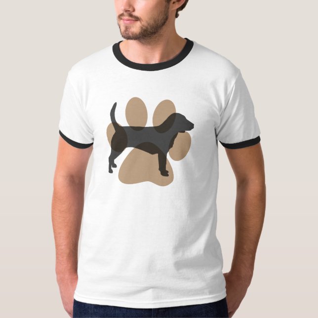 T-shirts Lebreiro e Pawprint (Frente)