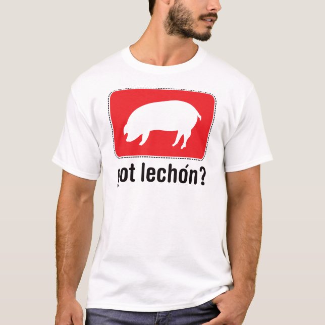 T-shirts Lechon obtido - vermelho (Frente)