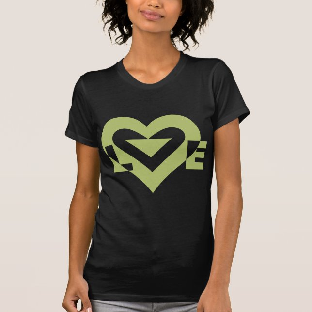 T-shirts Legal Amor Gráfico, Sage Green (Frente)