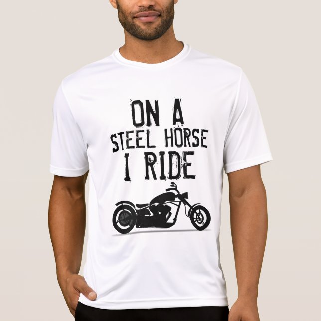 T-shirts legal Biker, STEEL HORSE I, T-Shirt (Frente)