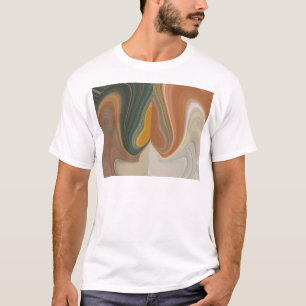 T-shirts Legal cadeia de materiais coloridos do Abstrato Gr