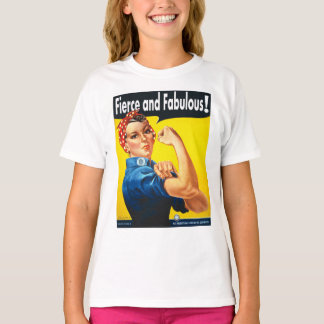 T-shirts Legal Feroz e Fabulosa Rosie A Rebitadeira