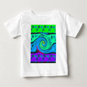 T-shirts Legal I Love Havaí: Design de padrão de arte Flora