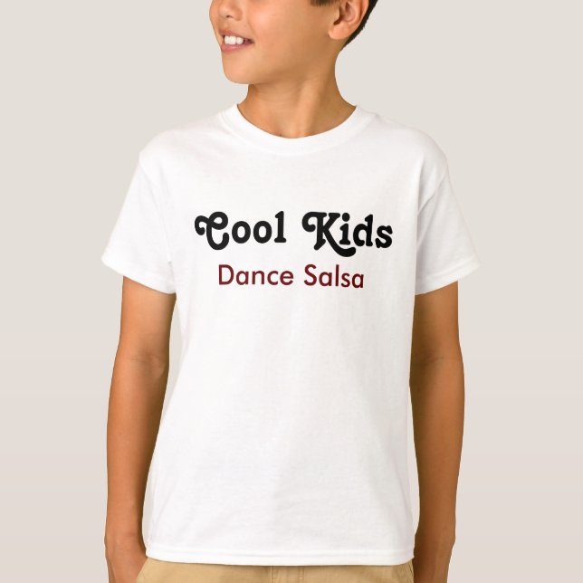 T-shirts Legal Kids Dance Salsa (Frente)