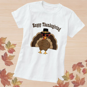 T-shirts Legal Turquia com óculos de sol Feliz Dia de Aç