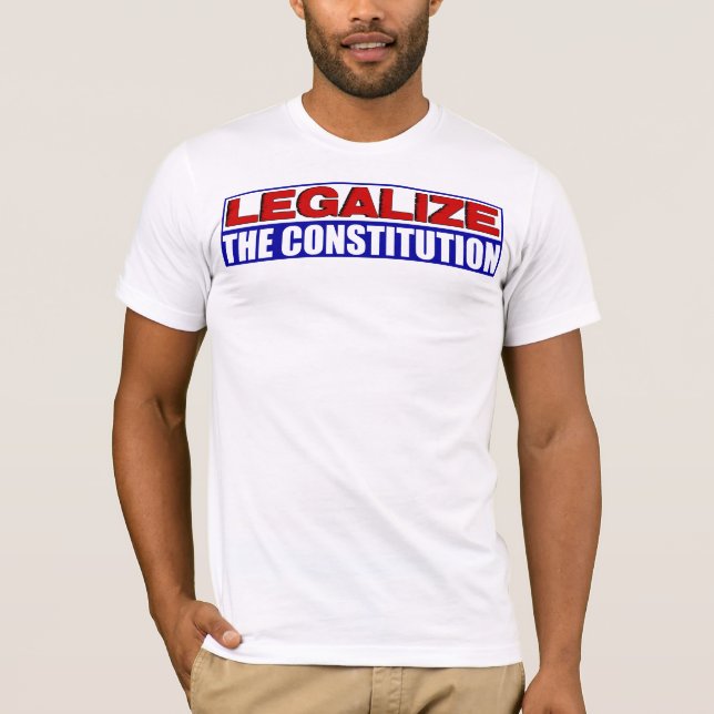 T-shirts Legalize a constituição! (Frente)