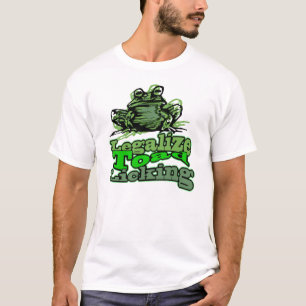 T-shirts Legalize a lambedura do sapo