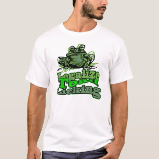 T-shirts Legalize a lambedura do sapo