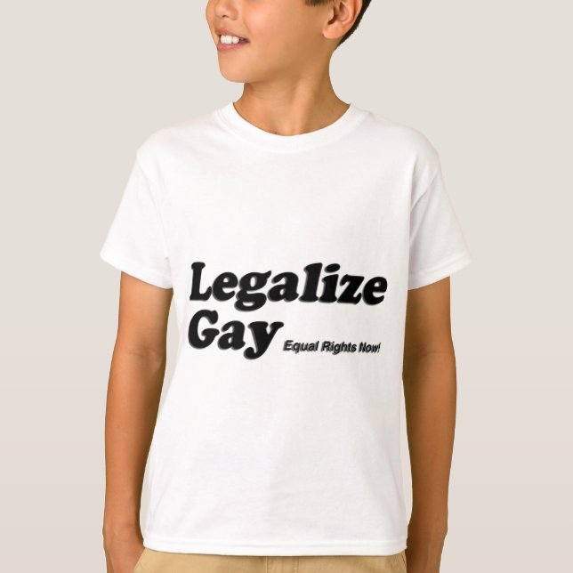 T-shirts Legalize o gay (Frente)