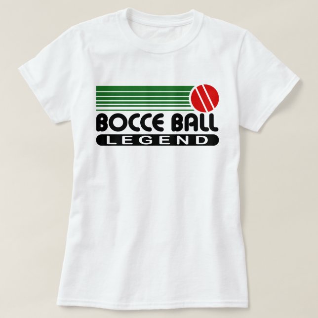 T-shirts Legenda de Bocce Ball (Frente do Design)