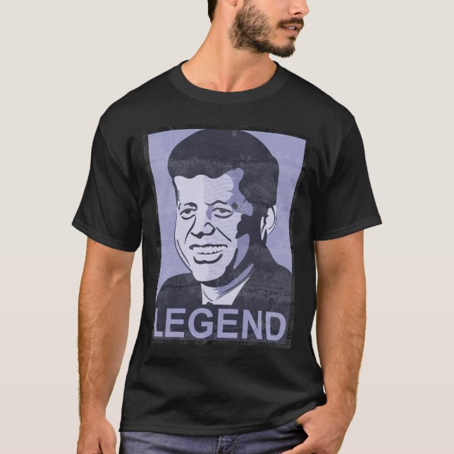 T-shirts Legenda de JFK (Frente)