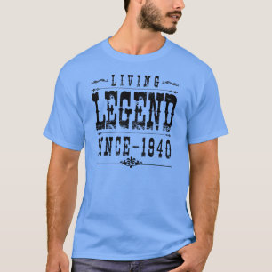 T-shirts Legenda viva desde 1940