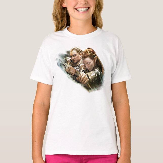 T-shirts LEGOLAS GREENLEAF™ e TAURIEL™ Graphic (Frente)