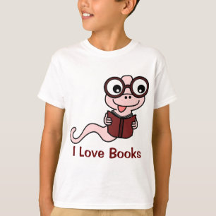 T-shirts Leia um mês do livro: Eu amo livros