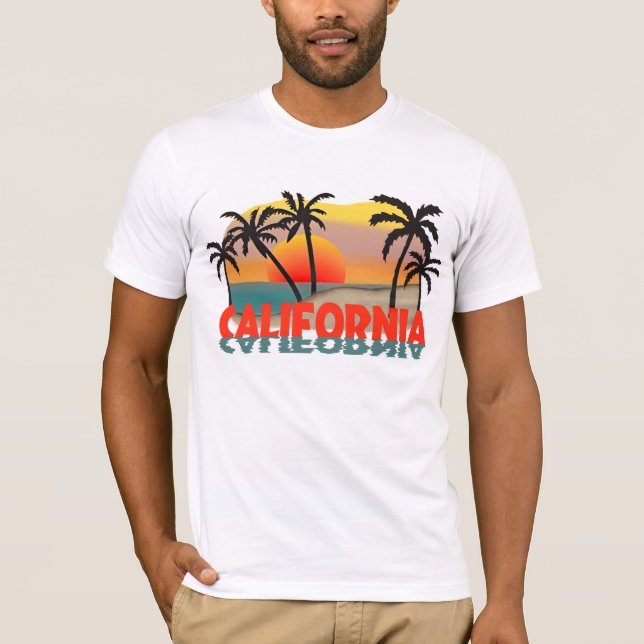 T-shirts Lembrança de Califórnia (Frente)