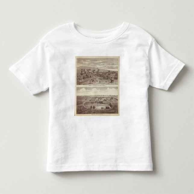 T-shirts Lemoore, ranchos 2 de Armona (Frente)