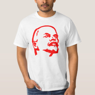 T-shirts Lenin vermelho