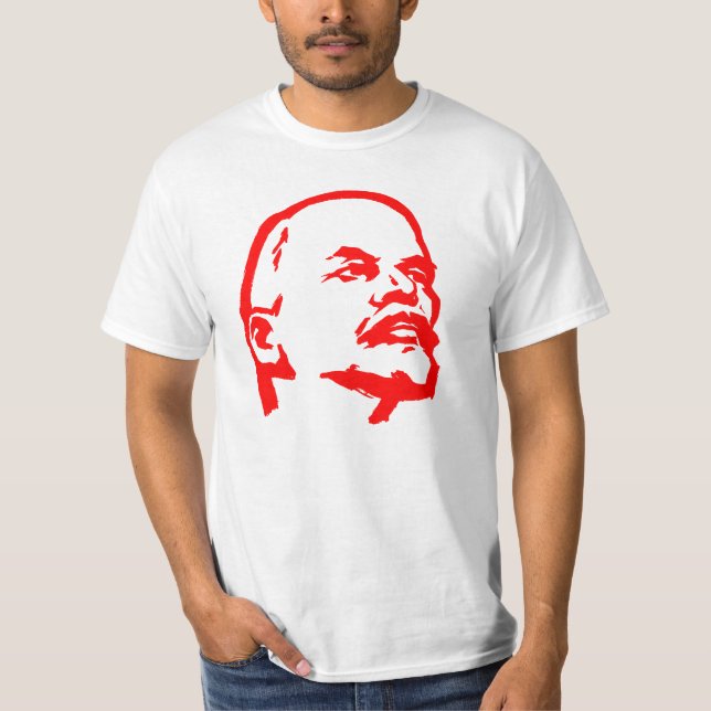 T-shirts Lenin vermelho (Frente)