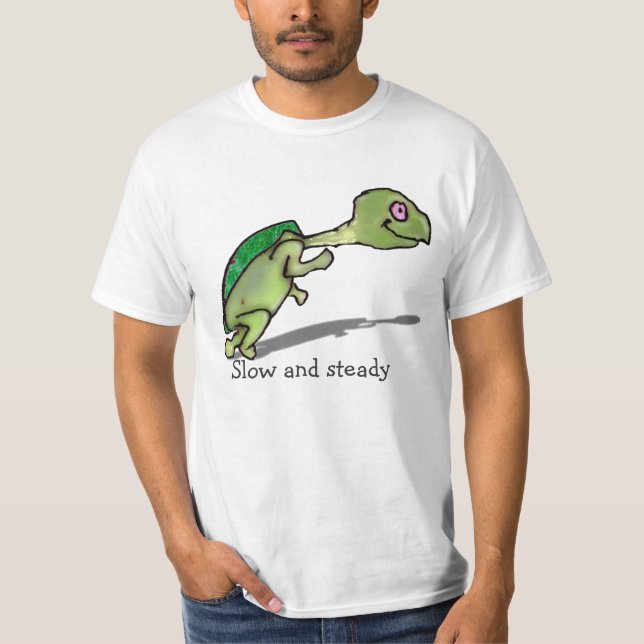 T-shirts Lento e constante (Frente)