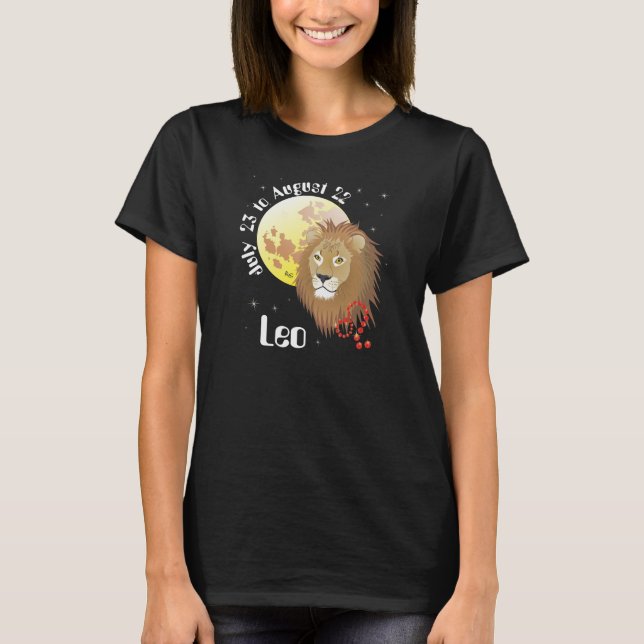 T-shirts Leo July 23 to agostos 22 (Frente)